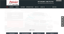 Desktop Screenshot of premierautosls.com