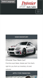 Mobile Screenshot of premierautosls.com